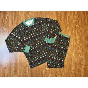 Hanna Andersson Harry Potter Christmas Fair Isle 2 PC Pajamas Size Large